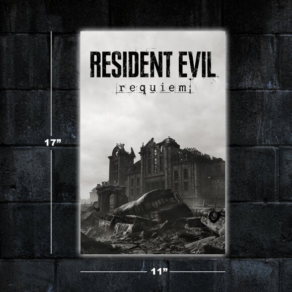 Other - Resident Evil 9 Requiem video game poster - 11x17 wall art print merch horror